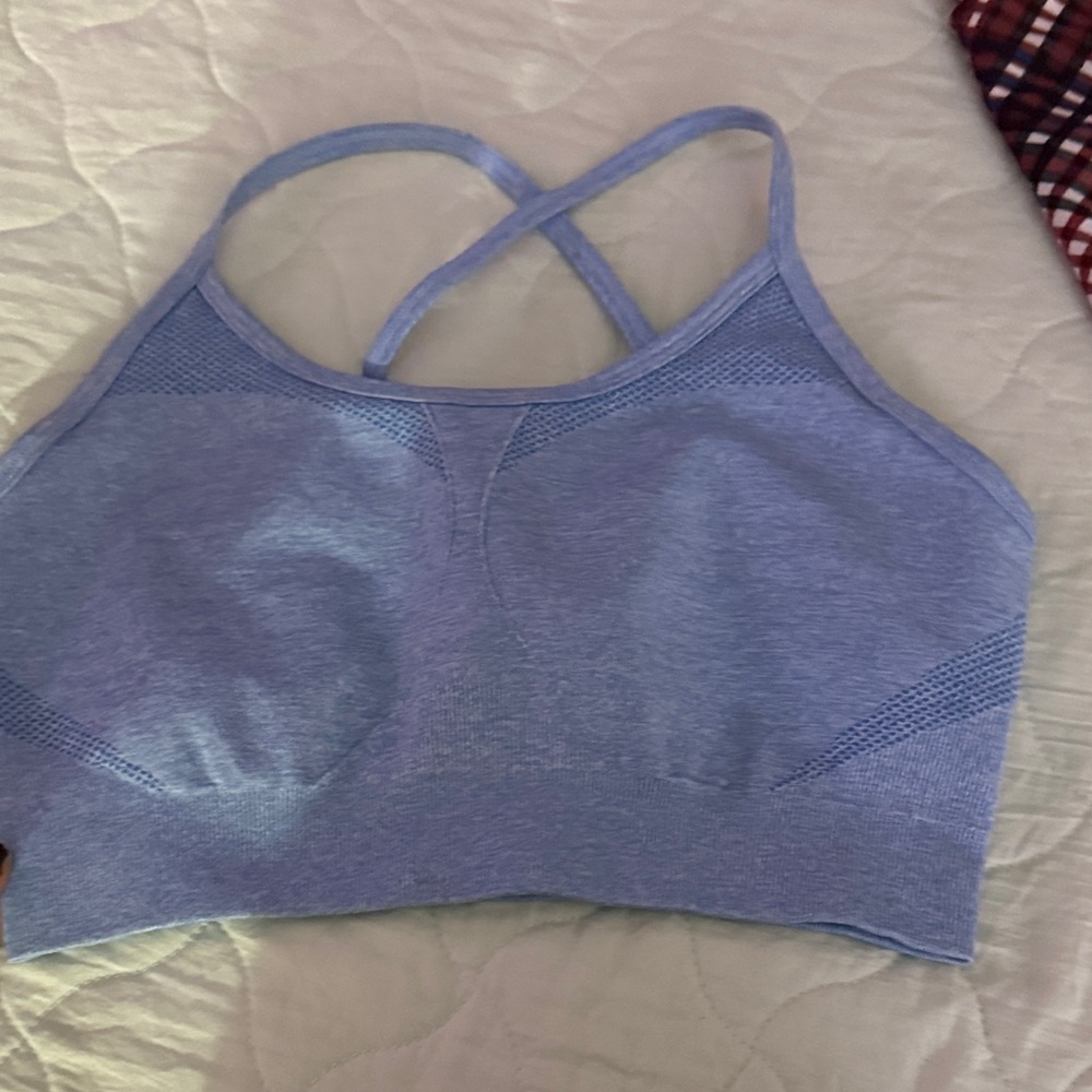 Light Blue Women's Sports Bra